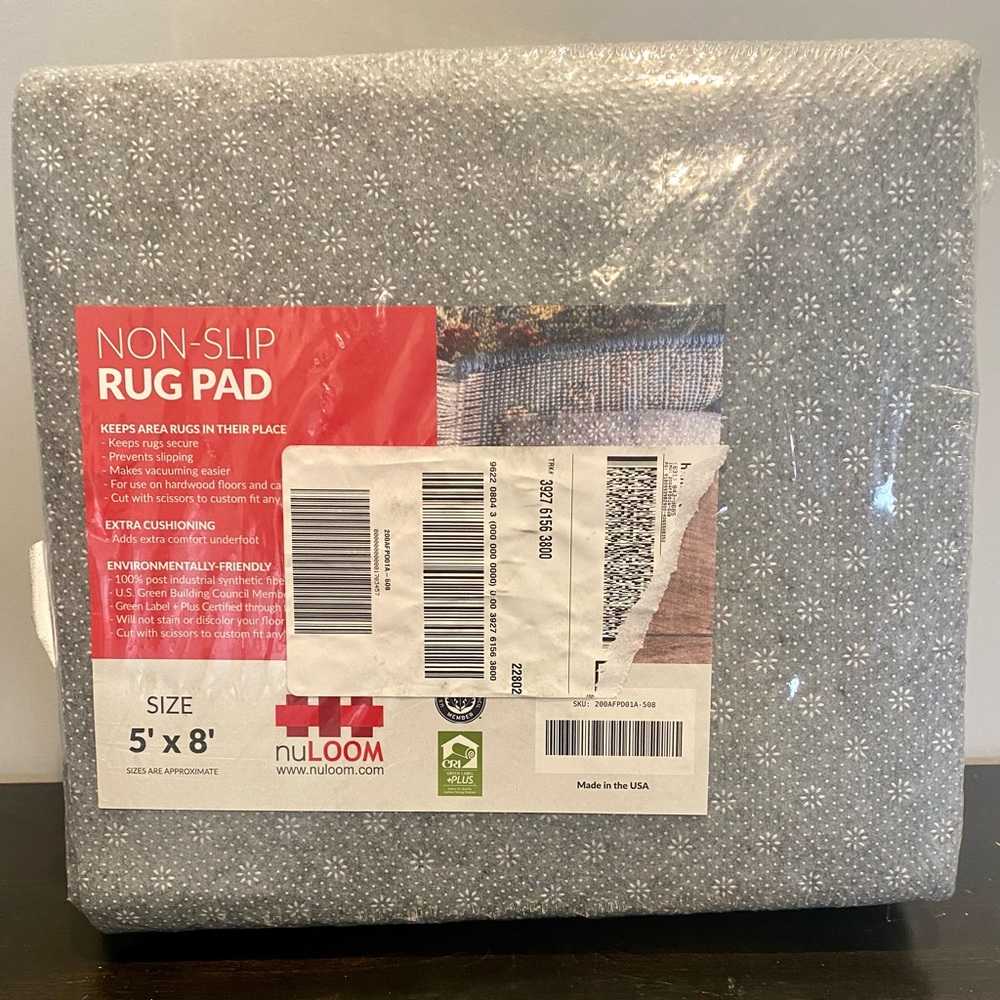 Rug mat pad. Non slip rug mat